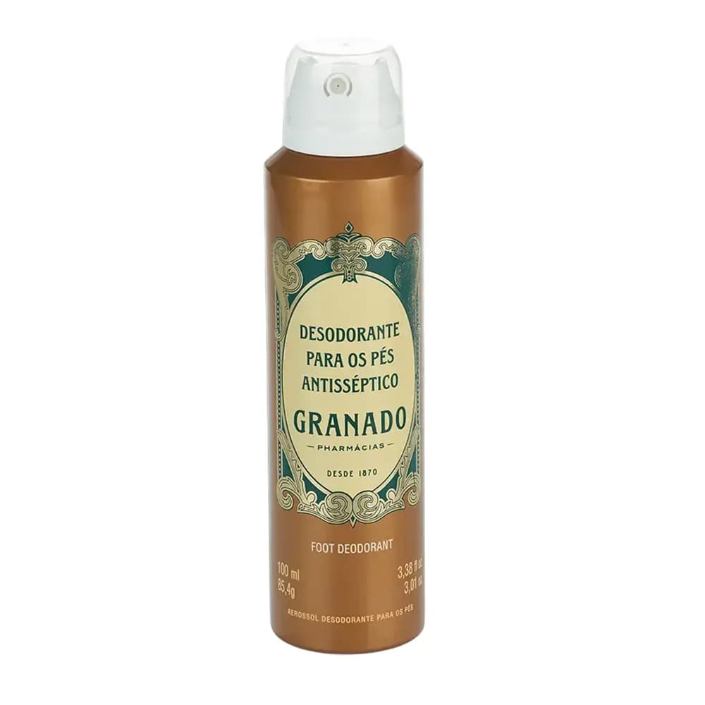 DESODORANTE AEROSOL PARA OS PÉS ANTISSÉPTICO GRANADO