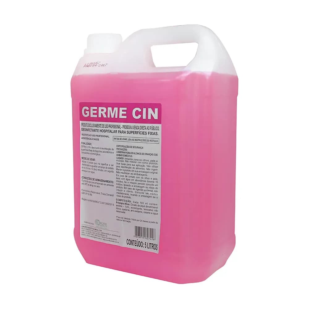 ESTERILIZANTE DESINFETANTE HOSPITALAR GERME CIN 5L CINORD