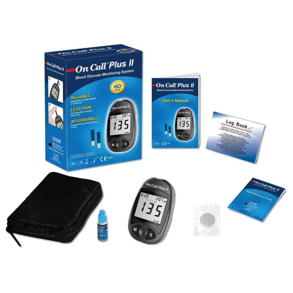 MEDIDOR DE GLICOSE SIMPLES ON CALL PLUS II ACON