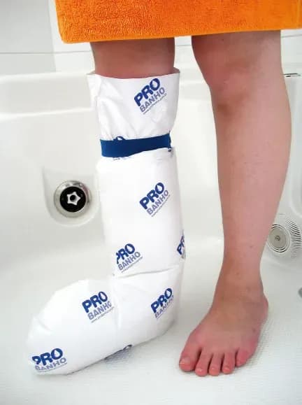 PROTETOR DE GESSO PERNA INTEIRA ADULTO PRO BANHO BIOFLORENCE
