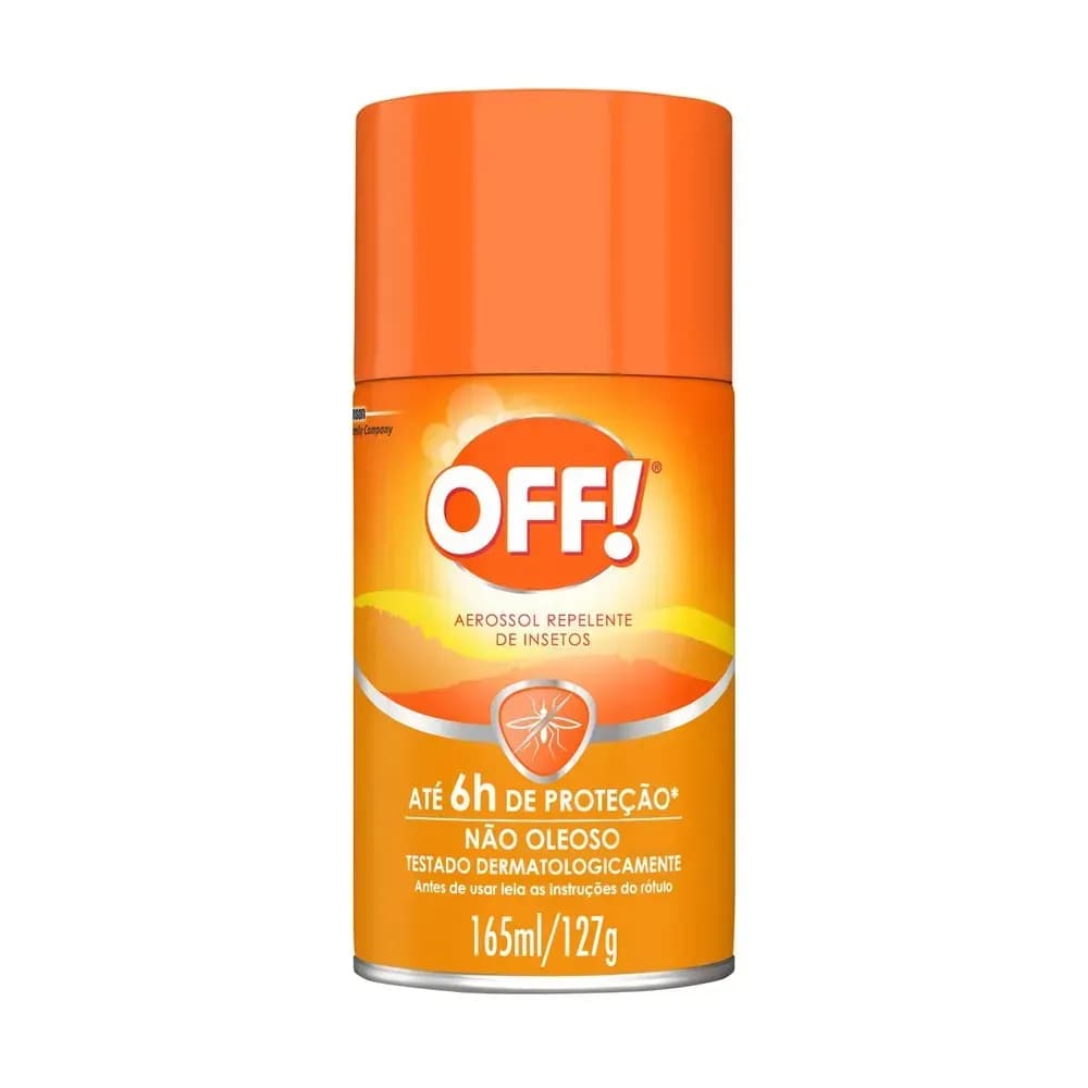 REPELENTE OFF EM AEROSSOL PARA MOSQUITOS 6H PROTECT 165ML
