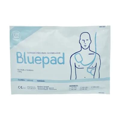 ELETRODO PARA DESFIBRILADOR PÁS MODELO DE-CU2 DBI MEDICAL