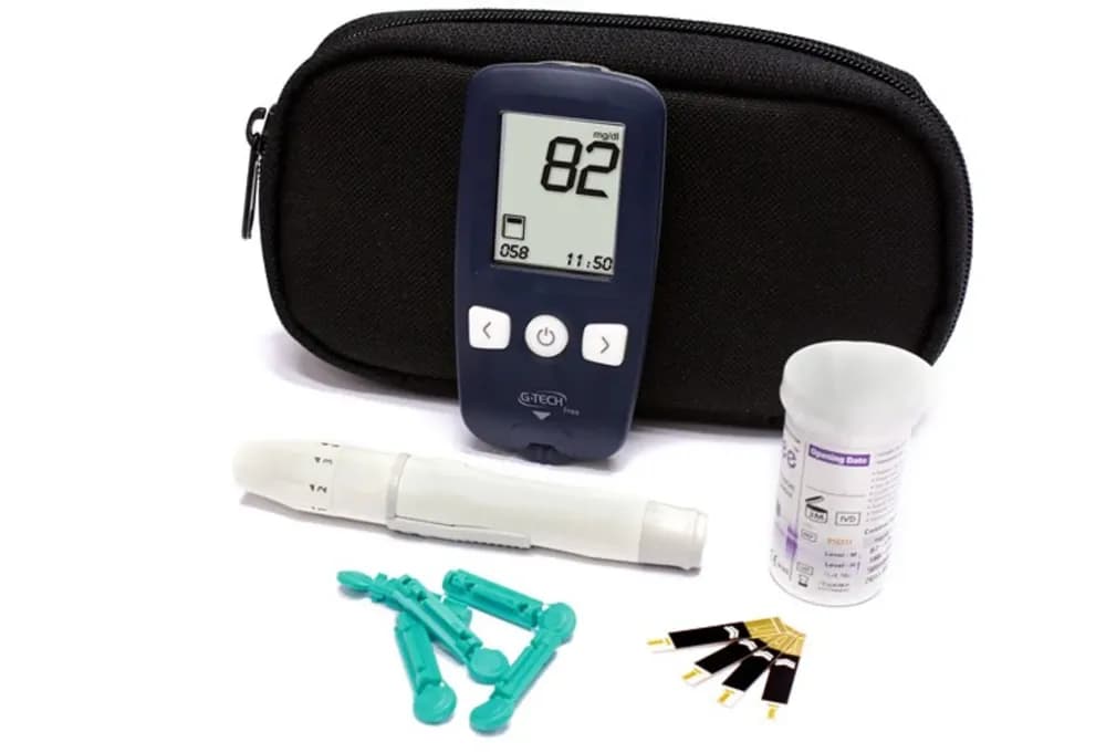KIT MEDIDOR DE GLICOSE G-TECH FREE C/10 TIRAS G-TECH
