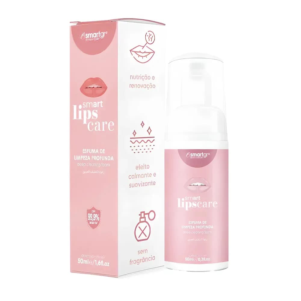 SMART LIPS CARE ESPUMA DE LIMPEZA LABIAL 50ML SMART GR