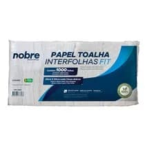 Papel Toalha Interfolha Fit 20x20cm 1000 Folhas - Nobre