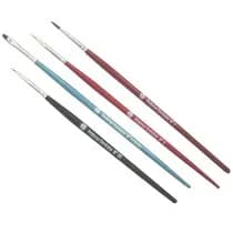Pincel Pelo Natural P/Stain - Kit 4Un - Mac Dental