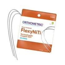 Arco Termoativado Flexy NiTi Copper ALX Retangular - Orthometric
