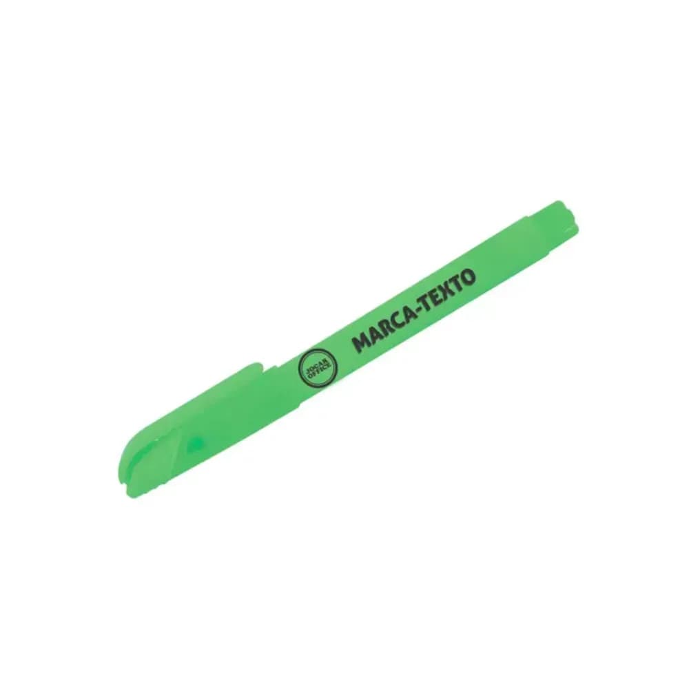 CANETA MARCA-TEXTO VERDE PONTA CHANFRADA JOCAR OFFICE