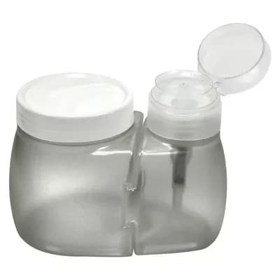 DOSADOR ACETONA 130ML COM PORTA ALGODÃO FUMÊ SANTA CLARA