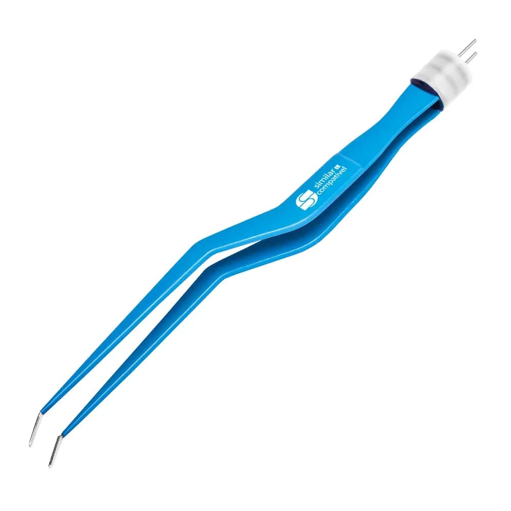 PINÇA BIPOLAR BAIONETA PONTA CURVA 2MM SIMILAR&COMPATÍVEL