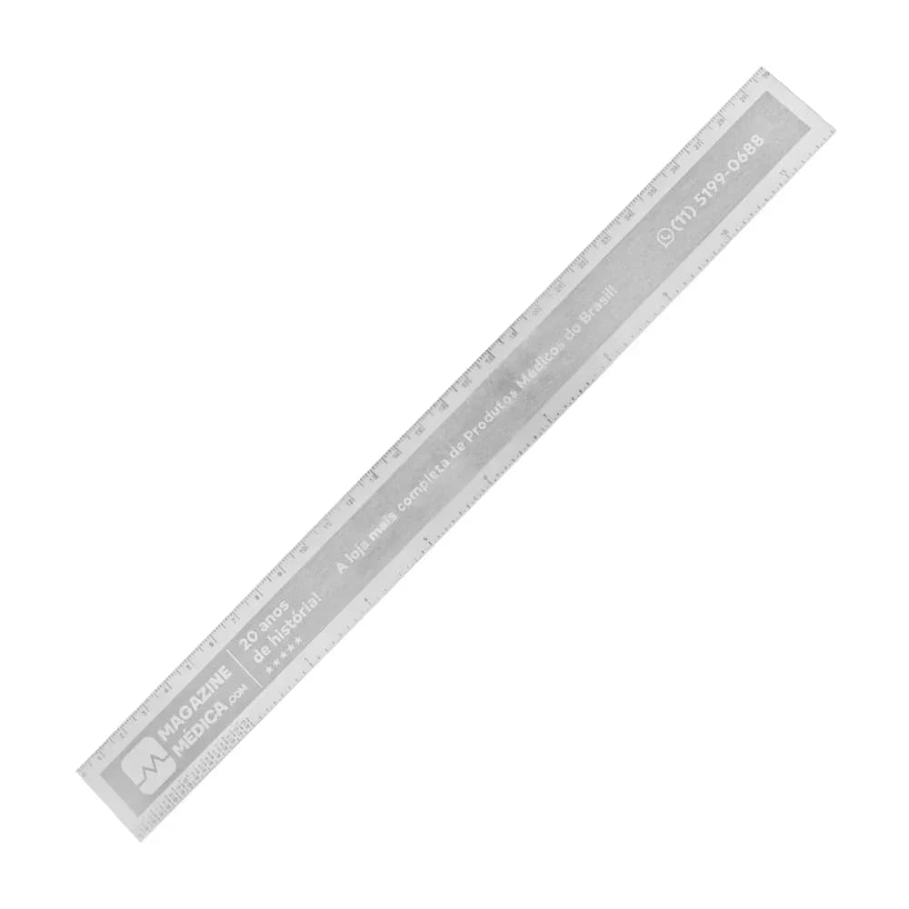 RÉGUA CIRURGICA EM AÇO INOX 0,8X300X30