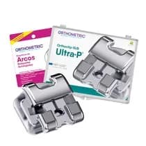 Bráquete Metálico Ultra-P - MBT 0,022 + Sequência de Arco - Orthometric