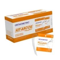 Kit Promocional Arco Termoativado Flexy NiTi 35° Redondos + Retangulares - Orthometric