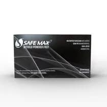Luva para Procedimento Nitrílo Sem Pó Preto - Safemax