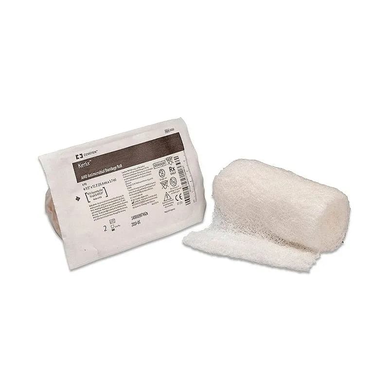 Rolo de Atadura 11,4 x 3,7cm Antimicrobiana Kerlix AMD 0,2% com PHMB de 6 Camadas da Covidien - Unidade