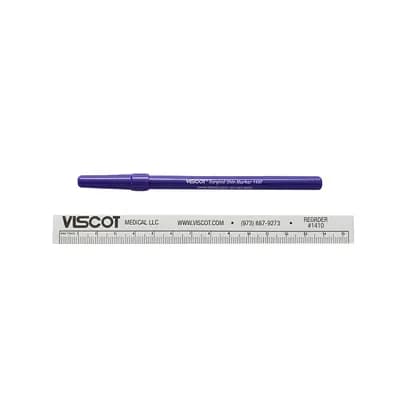CANETA MARCA PELE XL RÉGUA E ETIQUETA ESTÉRIL VISCOT