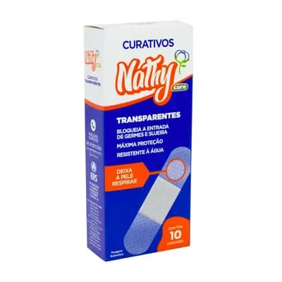 CURATIVO TRADICIONAL TRANSPARENTE RESPIRÁVEL C/10UN NATHY