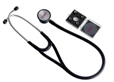 ESTETOSCÓPIO CARDIOLÓGICO PRETO PREMIUM