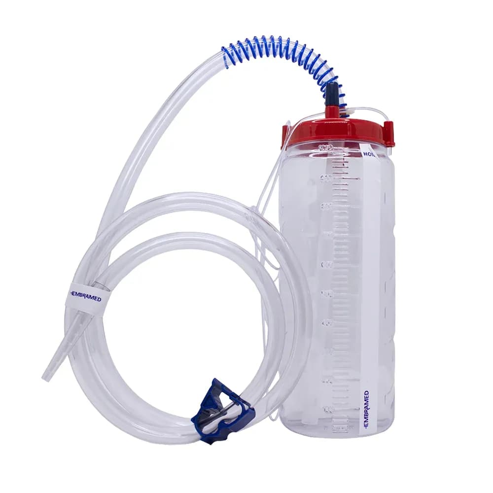 FRASCO DRENAGEM MEDIASTINAL TORÁCICA UNIVERSAL 1L CREMER