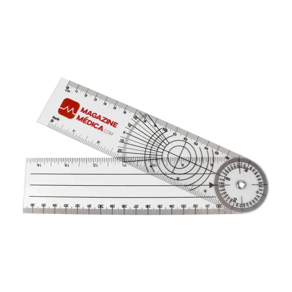 GONIÔMETRO ORTOPÉDICO MEDIDOR DE ÂNGULO 36CM
