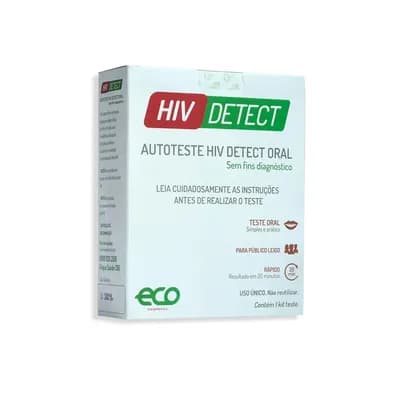 KIT AUTOTESTE HIV ORAL ECO DIAGNÓSTICA