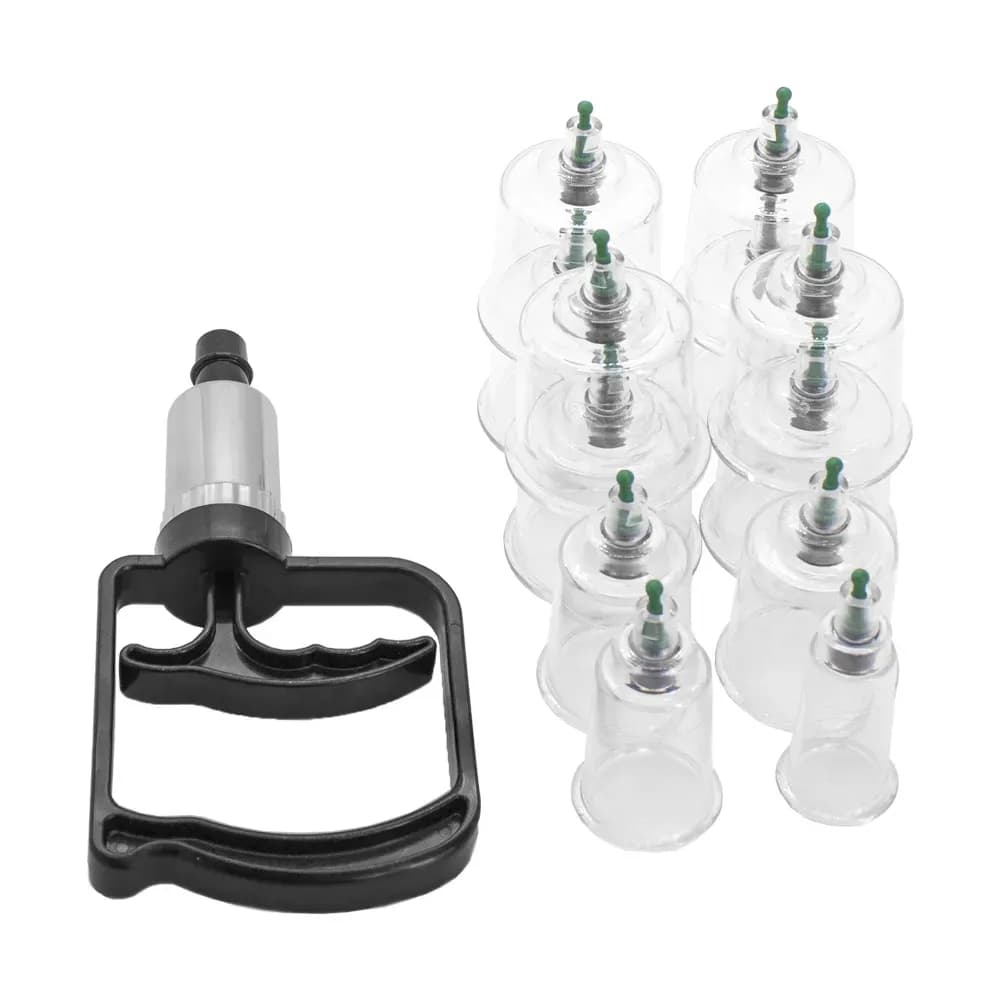 KIT VENTOSA CORPORAL EM ABS COM 12 COPOS ROLOPLASTIC