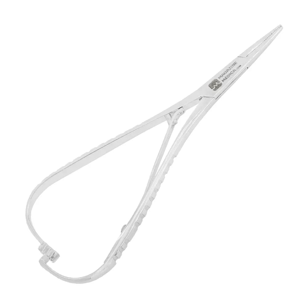 PORTA AGULHA MATHIEU AÇO INOX 10CM
