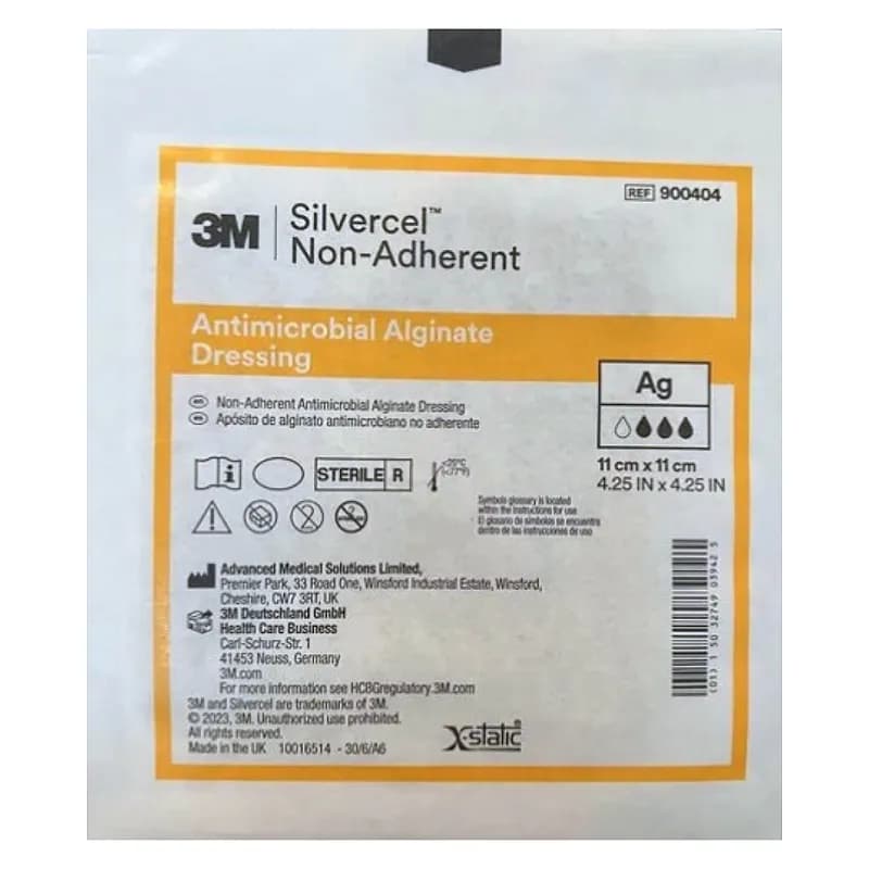 Silvercel Não Aderente Hydro- Alginato 11cm x 11cm - 3M
