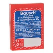 Papel Carbono Azul/Vermelho 40 Micras - Bausch
