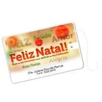 Cartão Fio Dental Feliz Natal Desejos