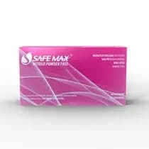 Luva para Procedimento Nitrílo Sem Pó Rosa - Safemax