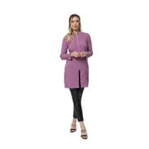 Jaleco Feminino Heloisa Lilás Azaleia - Dana Jalecos
