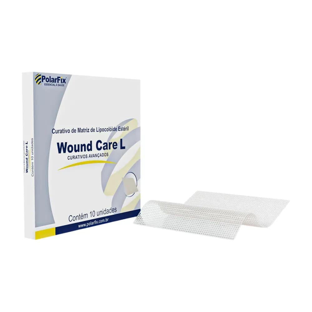 CURATIVO DE MATRIZ LIPOCOLÓIDE 10CMX10CM WOUND CARE L POLARFIX