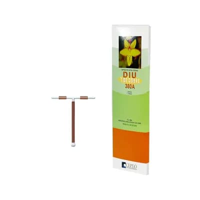 DIU DISPOSITIVO INTRA-UTERINO MODELO EM T C/COBRE 380A CEPEÓ