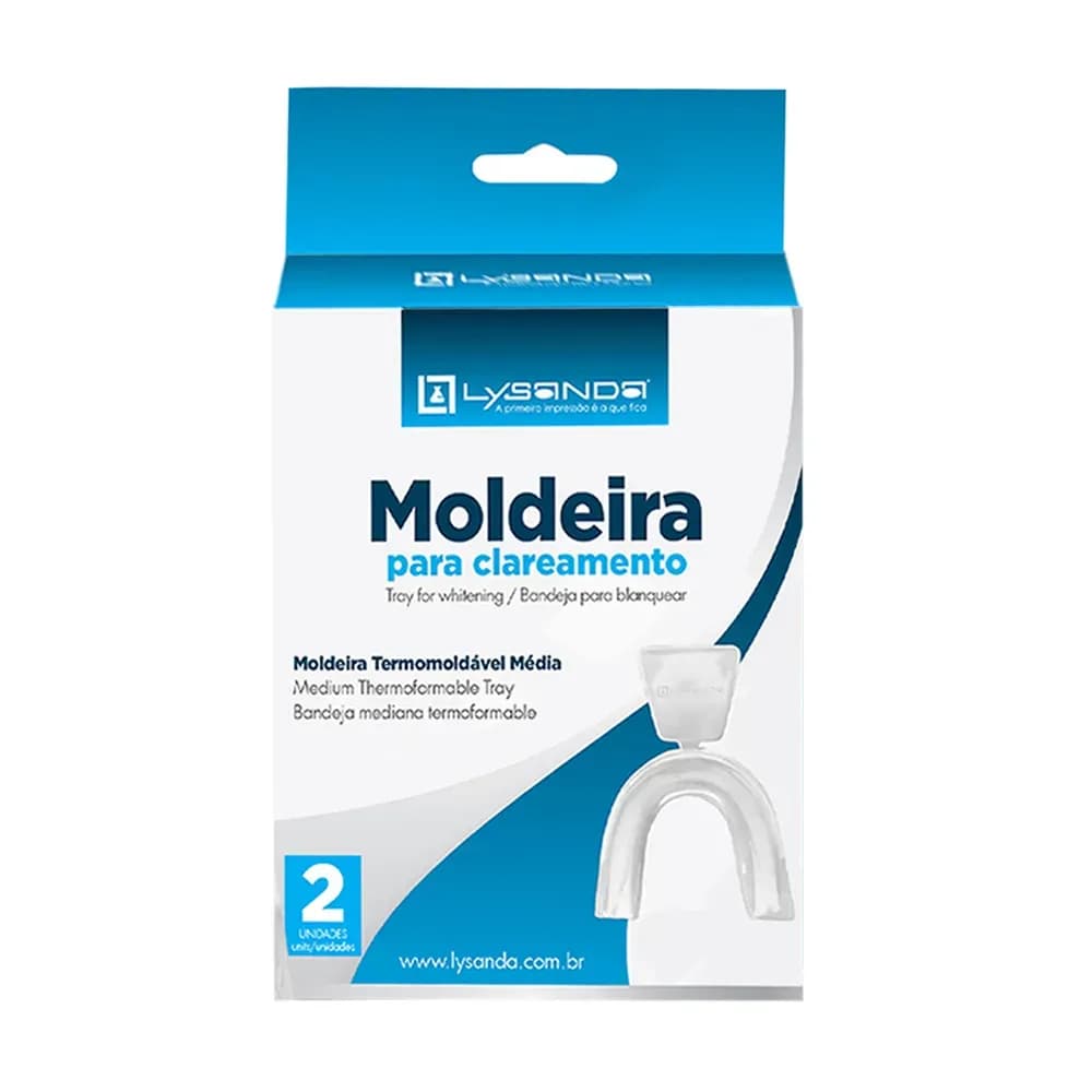 MOLDEIRA CLAREAMENTTO DENTAL TERMO MOLDÁVEL 2UN LYSANDA