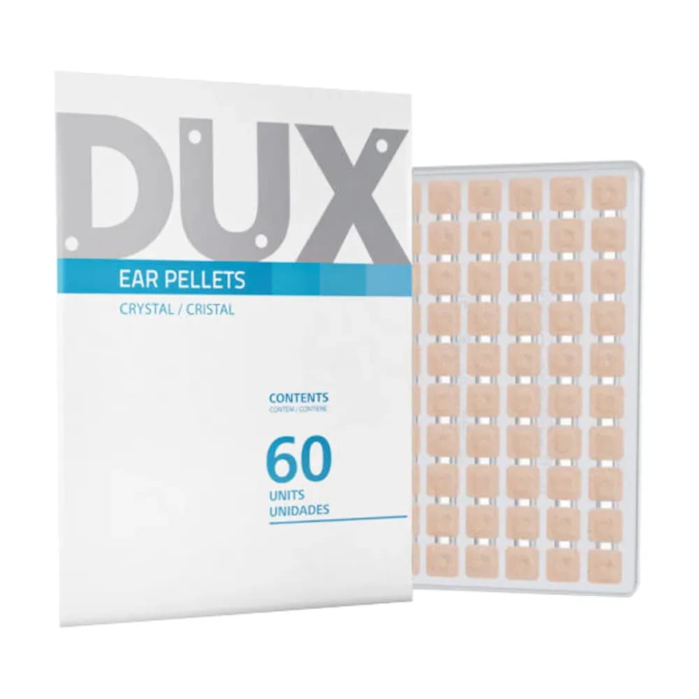 PONTO CRISTAL AURICULOTERAPIA MICROPORE QUADRADO 60UN DUX
