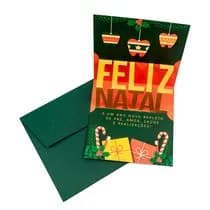Cartão Pop-Up Surpresa de Natal 3D