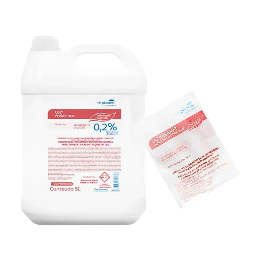 ÁCIDO PERACÉTICO VIC 0,2% VIC COM INIBIDOR 5000ML VIC PHARMA