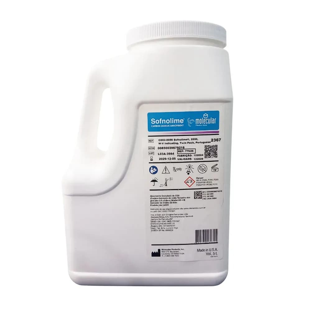 CAL SODADA 5 LITROS MOLECULAR SOFNOLIME