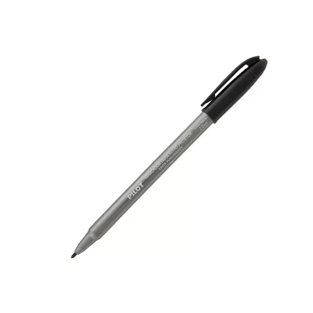 CANETA RETROPROJETOR 2,0MM MARCADOR PRETA PILOT