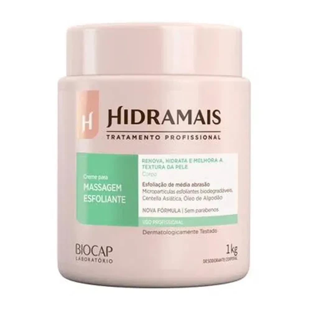 CREME PARA MASSAGEM ESFOLIANTE MÉDIA 1KG HIDRAMAIS