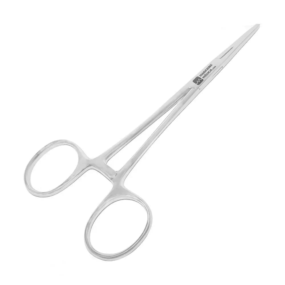 PINÇA KELLY RETA EM AÇO INOX 14CM