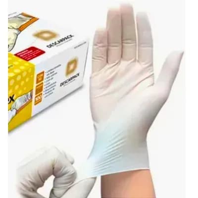 Luva Latex "M" Com Pó C/100 - Descarpack - 530301