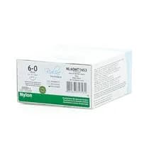 Fio Cirúrgico de Nylon Preto 6-0 AG 1/2 1,6cm. - Bioline Fios