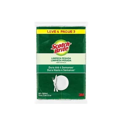 ESPONJA MULTIUSO 4 UNIDADES SCOTCH-BRITE 3M