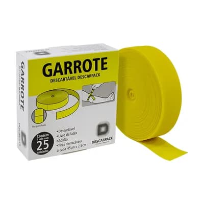 GARROTE EM ROLO PICOTADO CADA 45CM 25 TIRAS DESCARPACK