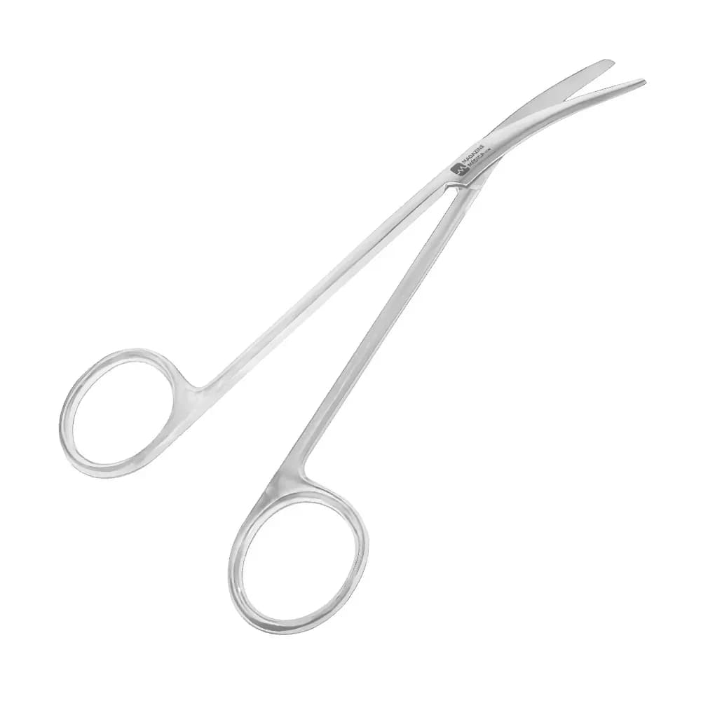 TESOURA METZEMBAUM CURVA EM AÇO INOX 14CM