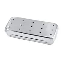 Estojo de Inox Perfurado 12x5x2cm