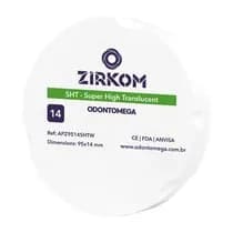 Disco de Zirconia Zirkom ZZ SHT 14mm - Odontomega
