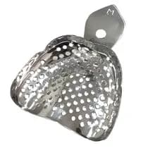Moldeira Perfurada Inox Desdentado Superior Adulto - Bio-Art